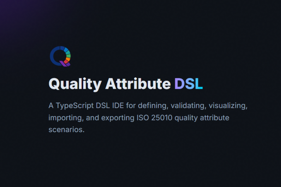 Qify - Quality Attribute DSL preview
